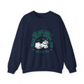 Funny Cat Motto Sweatshirt | black cat, retro cat