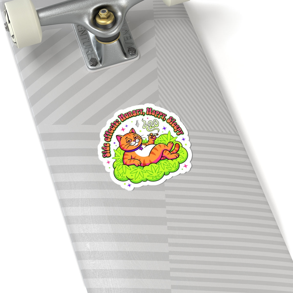 420 Cat Chill Sticker | cannabis, stoner humor
