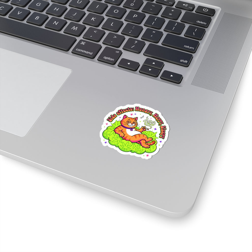 420 Cat Chill Sticker | cannabis, stoner humor
