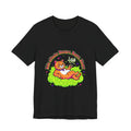 Chill Cat on Cannabis Cloud Tee | 420 Stoner Humor, psychedelic weed shirt