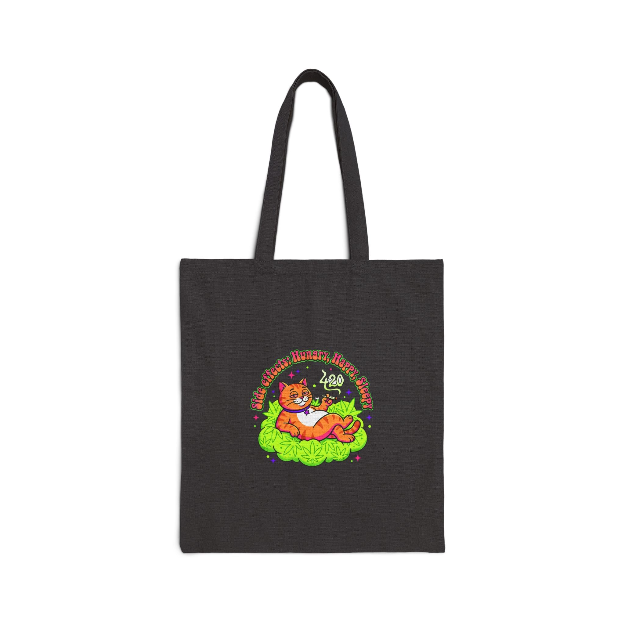 Chill Kitty on a Cloud Tote | 420 cannabis, stoner humor