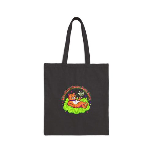 Chill Kitty on a Cloud Tote | 420 cannabis, stoner humor
